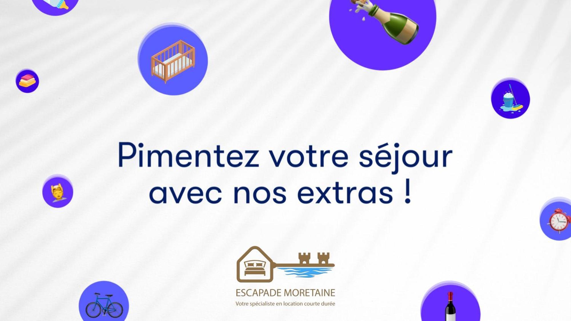 Grand T2 Renove - Bord Du Canal - Commerces A Pied Moret-sur-Loing Esterno foto